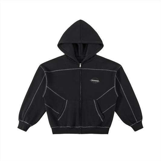 Contrast Zip Up