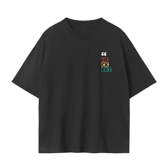 Coloured T Shirt- BLACK
