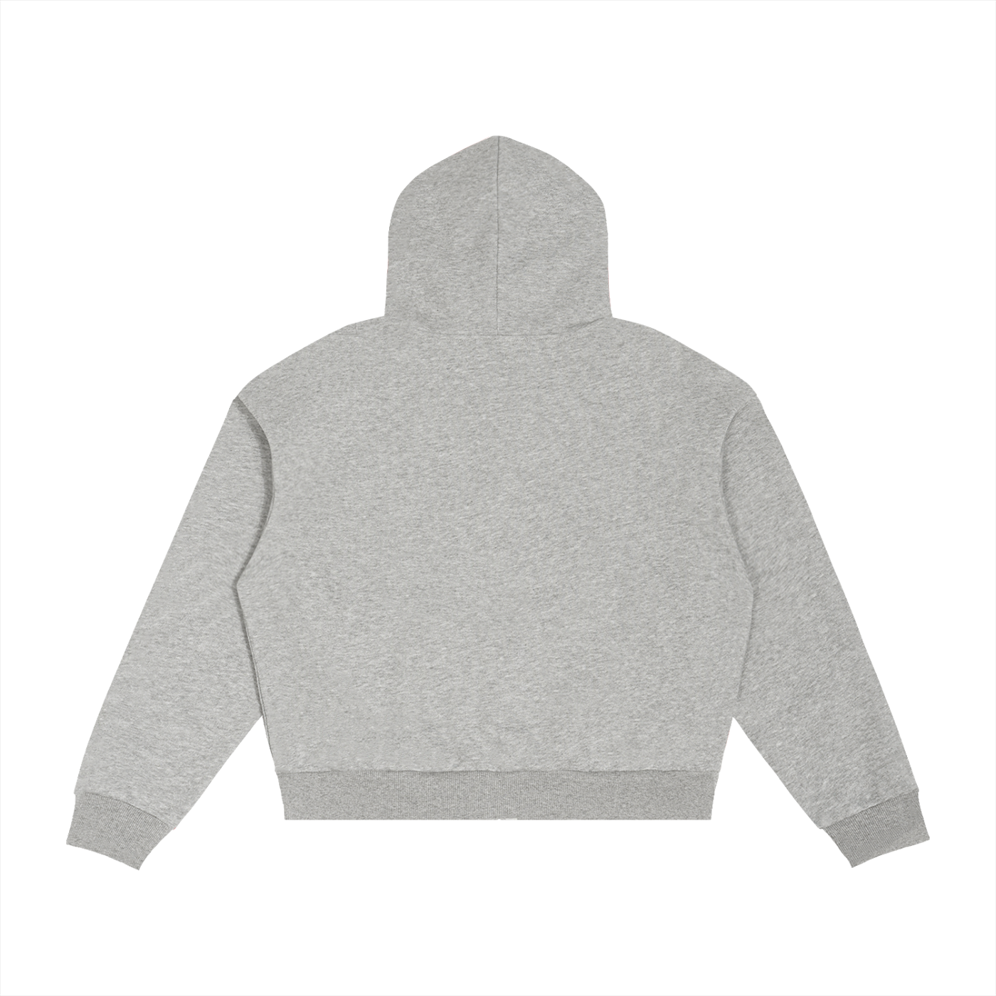 Boxy Zip-Up Hoodie
