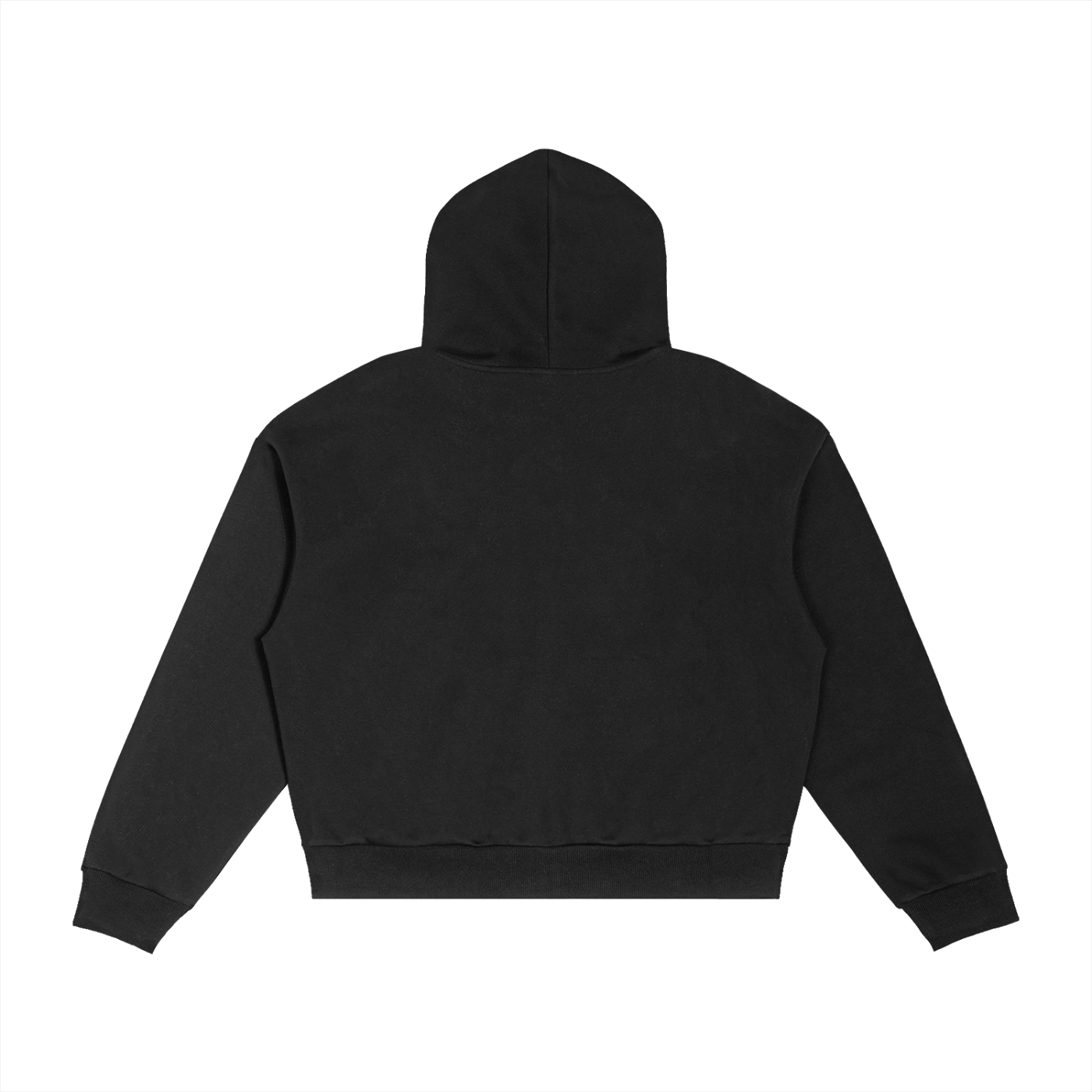 Boxy Zip-Up Hoodie